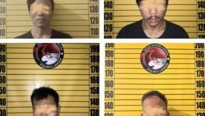54 Paket Sabu Disita, 4 Pengedar Dibekuk di Sengah Temila Landak