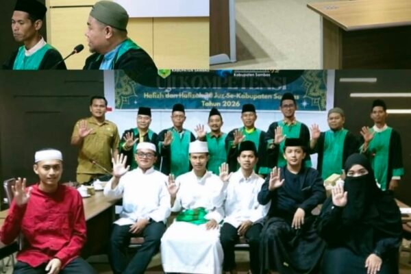 9 Hafiz Ikut Uji Kompetensi 30 Juz, Sambas Konsisten Bangun Generasi Qurani