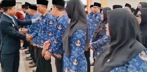 Pesan Menyentuh Bupati Satono untuk 91 Kepala Sekolah yang Baru Dilantik
