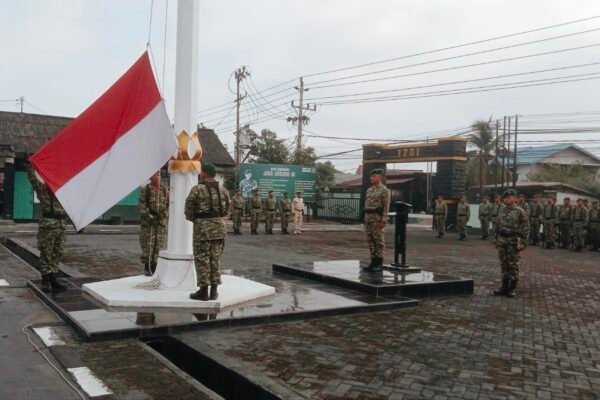 Kodim 1201/Mempawah Gelar Upacara HUT Kodam XII, Suasananya Penuh Semangat