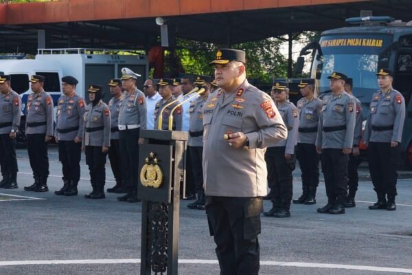Apel Perdana Kapolda Kalbar, Semua Polisi Diminta Siap Tolong Warga