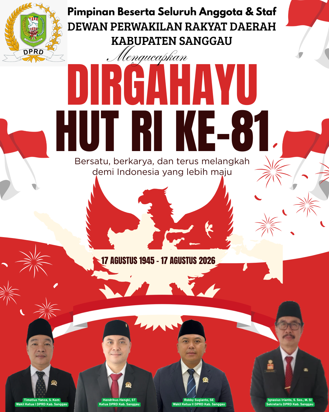 Dirgahayu HUT RI ke-81