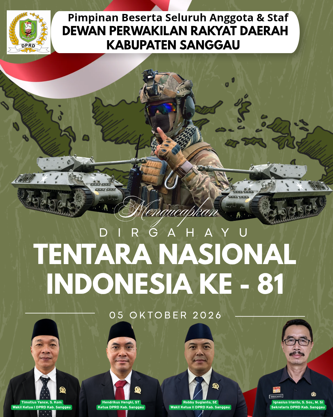Dirgahayu Tentara Nasional Indonesia - ZONA Kalbar
